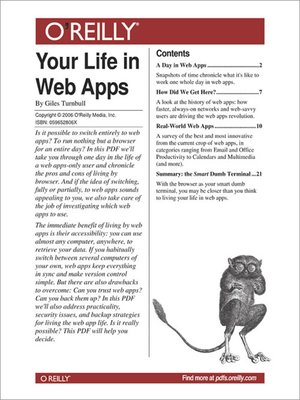 cover image of Your Life in Web Apps